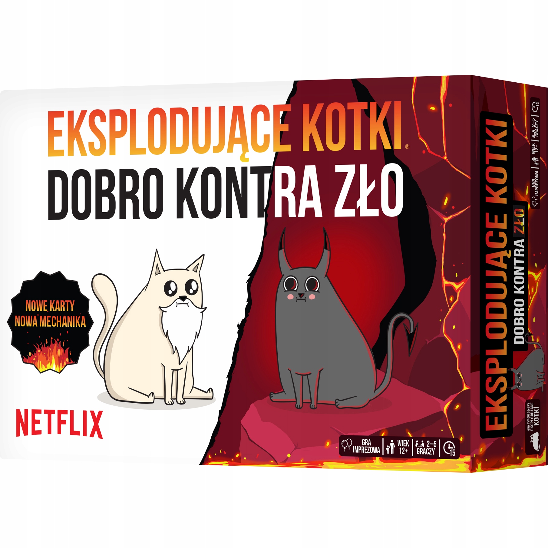 Exploding Kittens: Dosková hra Rebel Good vs. Evil